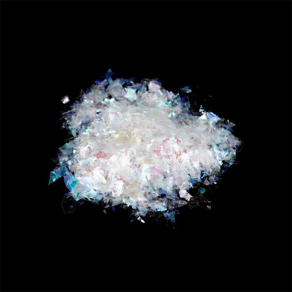 10g Irregular Shiny AB Mirror Aurora Paper Sequin Epoxy Resin Fillings -... - $2.58