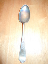 Vintage Rogers &amp; Bro. A1 Art Deco Design Stainless Engraved Spoon - £7.05 GBP