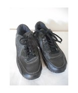 Nike Air Max Black Athletic Shoes Sneakers Sz 5 Y Eu 37.5 Unisex non mar... - $442.09 MXN