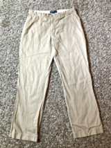 Polo Ralph Lauren Khaki Chino Pants Mens Size 36 x 34 Tan Beige Preppy C... - $28.59