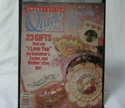 Quick &amp; Easy Cross Stitch Magazine 23 That Say I Love You March 1991 - £4.68 GBP
