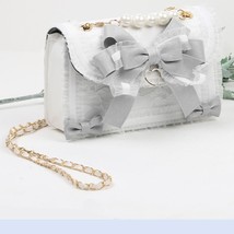 MBTI Lolita Bow Lace Shoulder Bag for Girl  Jk Kawaii 2023 New Trend Purse Japan - £26.62 GBP