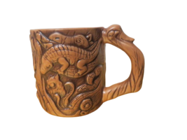 Disney Parks Tree Of Life Animal Kingdom 24 Oz Coffee Cup Sculpted Mug 3D - £13.95 GBP