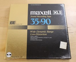 New MAXELL XLII EE 35-90 Sound Recording Tape Reel to Reel Blank Sealed - $39.59