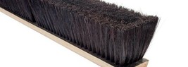 Magnolia Brush #1724 24&quot; Black Horsehair Steel Wire Black Tampico Push Broom - £61.51 GBP