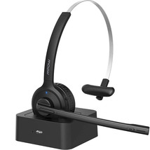 Mpow BH231A Bluetooth 5.0 Headset PC Laptop Call Center Headphones - £14.86 GBP