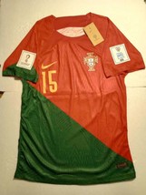 Rafael Leao #15 Portugal 2022 World Cup Qatar Match Slim Red Home Soccer Jersey - £75.14 GBP