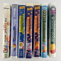 Walt Disney Winnie The Pooh &amp; Tigger VHS Tape Clamshell Case (You Pick T... - £3.20 GBP