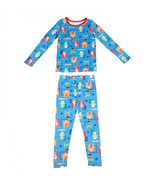 Cocomelon Colorful Characters AOP Toddler 2-Piece Pajama Set Multi-Color - £12.01 GBP