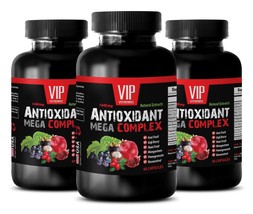 Antioxidant vitamins - ANTIOXIDANT MEGA COMPLEX 3B - Resveratrol trans f... - £25.44 GBP