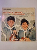 Homer &amp; Jethro: Fractured Folk Songs Rca 12&quot; Lp 33 Rpm Cleaned And Tested - £4.28 GBP