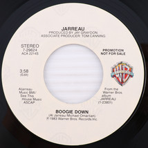 Al Jarreau – Boogie Down - 1983 Stereo/Mono PROMO NFS 45 rpm Warner Bros... - £5.02 GBP