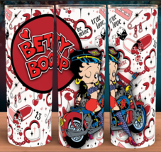 Biker Betty Boop Bad Girl Cup Mug Tumbler 20oz - £15.94 GBP