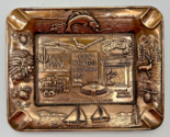Vintage New Mexico Metal Ashtray Jewelry Tray Souvenir SKUPB184 - £28.05 GBP