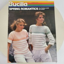 Vintage Spring Romantics Yarn Fashions Knit and Crochet Bucilla Vol 69 - £10.11 GBP