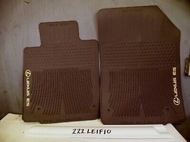 New OEM All Weather Floor Mats Pair Lexus ES350 2007-2012 Brown front pa... - $44.55