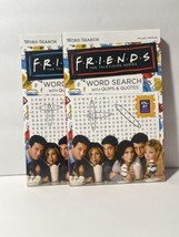 Lot of 2 Word Search Books for Adults: &quot;Friends with Quips &amp; Quotes - Vol 1 &amp; 2&quot; - £6.39 GBP