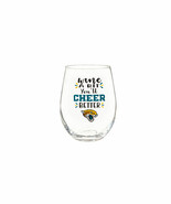 Jacksonville Jaguars Glass 17oz Wine Stemless Boxed - $78.49 CAD