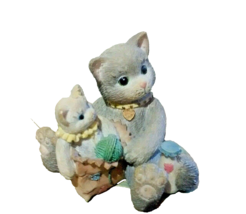 Calico Kittens Figurine I&#39;m Sending You A Bag Full Of Love  - £11.08 GBP