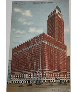 Morrison Hotel Chicago Illinois 1941 Vintage Linen Postcard  - $5.47 CAD