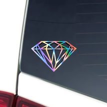 Holograph Diamond Decal Vinyl Sticker | high Brightness | Truck Window B... - £4.45 GBP