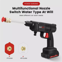 High Pressure Portable Cordless Electric Water Spray Gun Cleaning Tool Auto Yard - £39.14 GBP