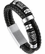 bandmax Pulsera Cuero Cierre Magnético con Charms Brújula Peloto Fútbol,... - $116.04 CAD