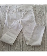 GAP 1969 Womens White Sexy Boyfriend Cotton Blnd Straight Jeans Sz 24 se... - £10.85 GBP