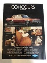 1976 Chevrolet Concours Vintage Print Ad Advertisement pa21 - £6.09 GBP