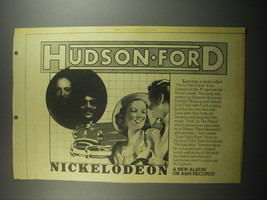 1974 Hudson Ford Nickelodeon Album Advertisement - £14.65 GBP
