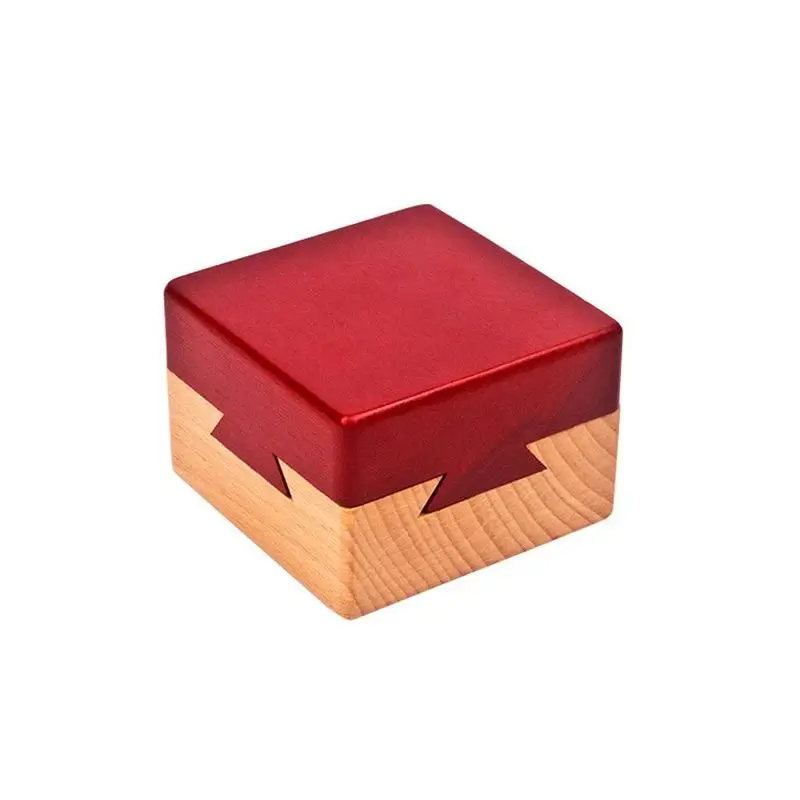Play Secret Box Mind Wooden Puzzles Luban Lock Play Box Early For Play Gifts Bra - £30.79 GBP