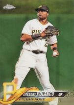 2018 Topps Chrome #28 Gregory Polanco Pittsburgh Pirates MLB JUST PULLED... - $1.83