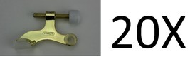 20X Stanley 81-9110 (SP7090) Hinge Pin Doorstops Bright Brass - $16.21