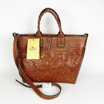 Patricia Nash Analia Top Handle Crossbody Florence Tooled Leather Tote N... - £130.41 GBP