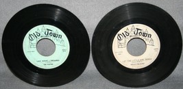 2 Old Town Doo Wop 45 Record Lot The Fiestas &amp; Billy Bland 1062 &amp; 1076 Vg - £11.67 GBP