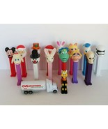 Lot of 16 PEZ candy dispensers Muppets holiday Disney star wars advertising - $466.21 MXN