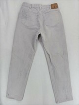 Vintage Arizona Men&#39;s Loose Fit Jeans Beige Denim Distressed Sz 34&quot;W x 34&quot;L  USA - £12.47 GBP