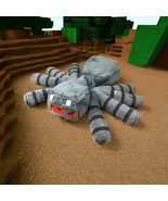 Minecraft Black Spider Plush 16&quot; x 13&quot; Stuffed Toy Jinx Mojang animal NO... - £10.56 GBP