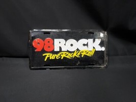 98 Rock Radio Station License Plate Pure Rock &amp; Roll Tampa Florida 1990s Music - £19.63 GBP