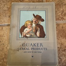 Quaker Cereal Products, 1927, Publisher: Quaker Oats Company, Chicago - £12.46 GBP