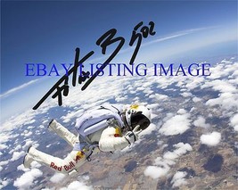 Felix Baumgartner World Record Sky Dive From Space Autographed 8x10 Rp Photo - £12.63 GBP