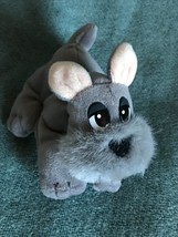 Small Pound Puppies Plush Gray Schnauzer Puppy Dog Finger Puppet – 3.5 i... - $11.29