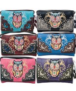 Owl Wallet Women&#39;s Gifts Western Style Crossbody Wristlet Clutch Cell Phone - $28.95