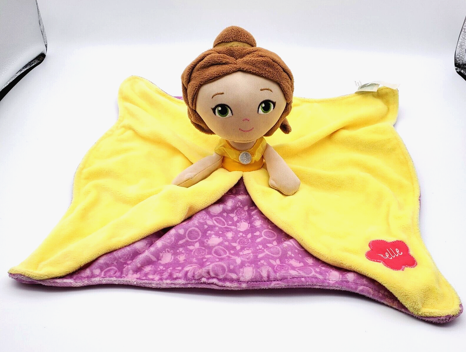 Disney Baby Belle Lovey Security Blanket Beauty and The Beast Kids Preferred VG - $11.20