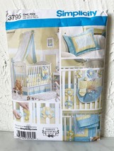 Simplicity Baby Nursery Quilt-Pillow-Sheet-Ruffle-Bumpers-Canopy Pattern... - $9.45