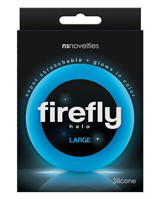Ns Novelties Firefly Halo Large Cockring Blue - $12.11