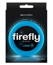 Ns Novelties Firefly Halo Large Cockring Blue - $12.11