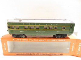 LIONEL POST-WAR TRAINS 2401 GREEN HILLSIDE OBSERVATION CAR - 027- LN -  B2 - $67.84