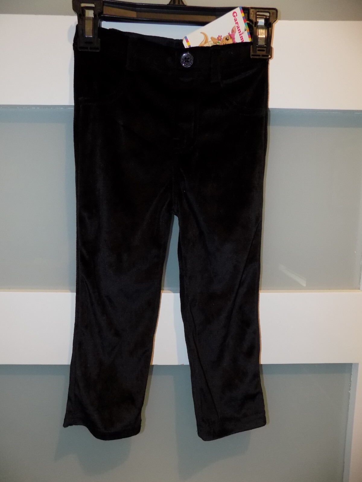 Garanimals Black Velour Jeggings Size 3T Girls NEW - $13.80