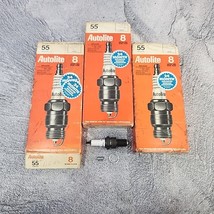 24x Autolite 55 For AMC Chrysler Triumph Copper Resistor Spark Plugs Vin... - $58.47